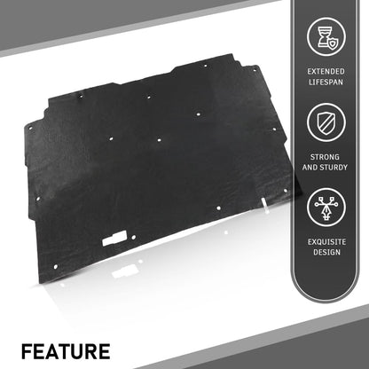 G-PLUS Hood Insulation Pad 1/2" with Clips Compatible with Chevy S10 1982-1993,Fit Chevy S10 Blazer 1983-1993 Black