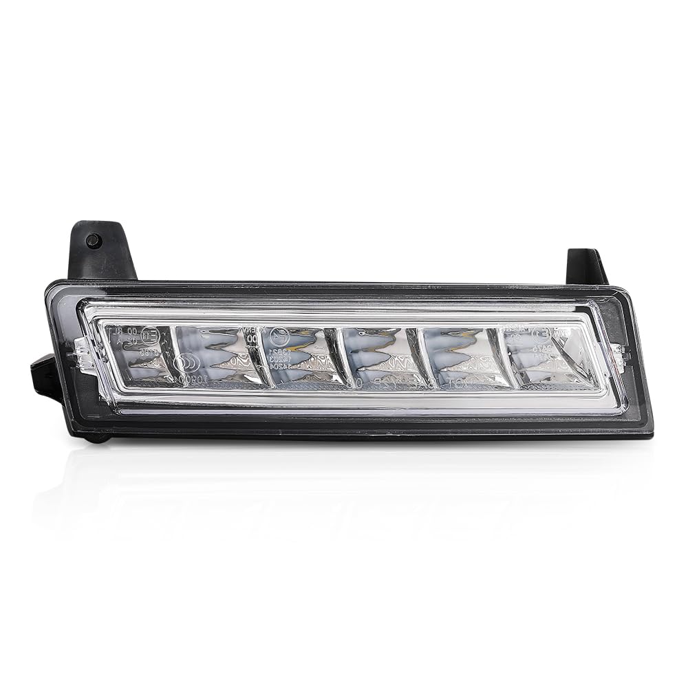 G-PLUS Front LED Right Fog Lamp Daytime Running Light, Compatible with Benz ML Class GL Class 2008-2013/ GLK Class 2009-2013, RH Passenger Side, A1649060251, 1649060251
