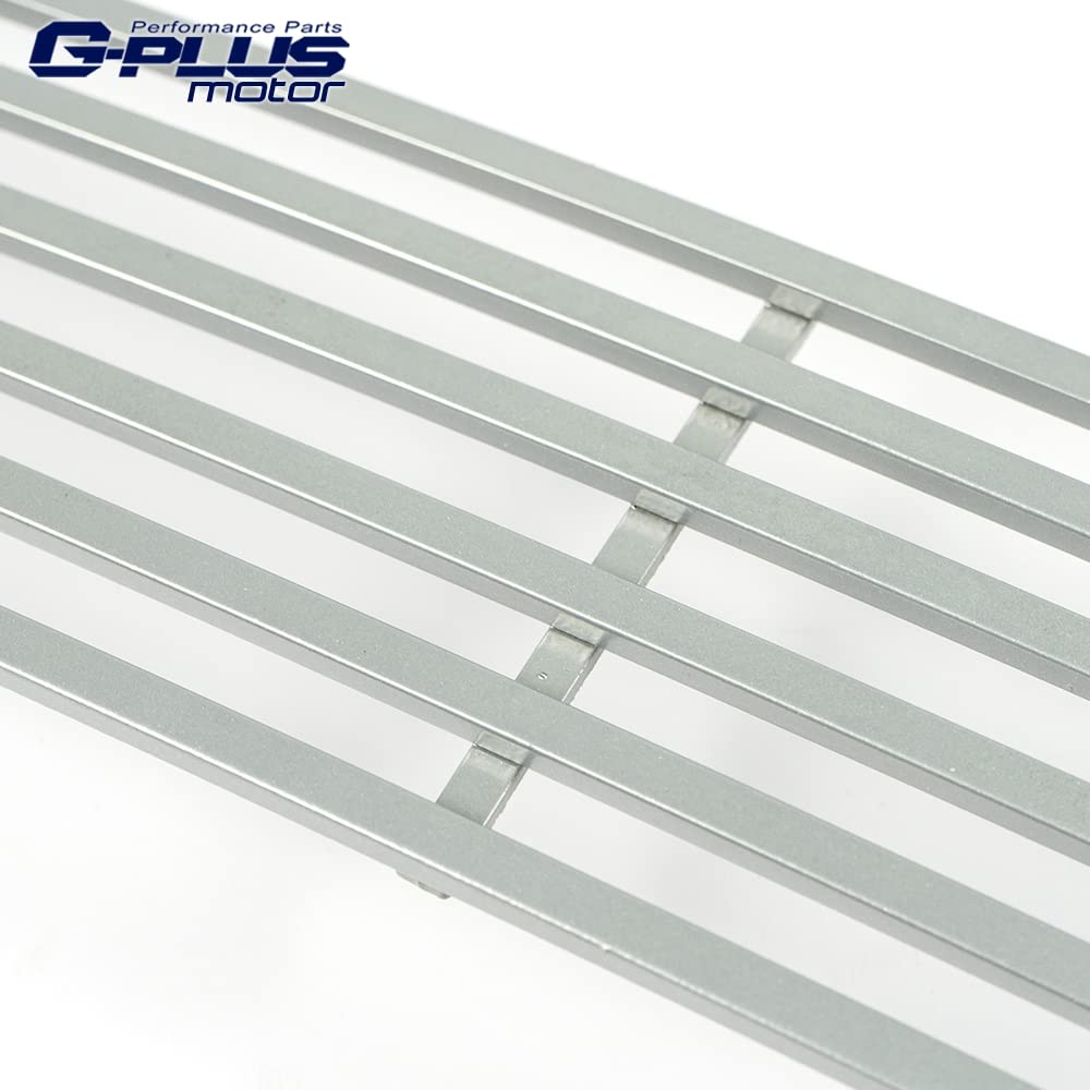 G-PLUS Front Lower Bumper Black Billet Grille Insert Compatible With 2009-2014 Nissan Maxima US Black