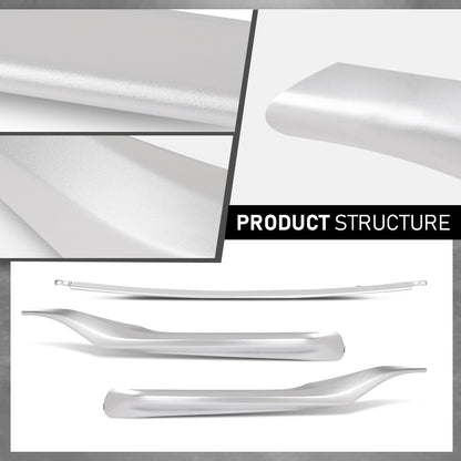 G-PLUS Front Bumper Lower Trim Molding Chrome, Compatible with Toyota Camry SE XSE 2021-2024 Only 5312206130, 5312406260, 5312306190, TO1046115, TO1047115