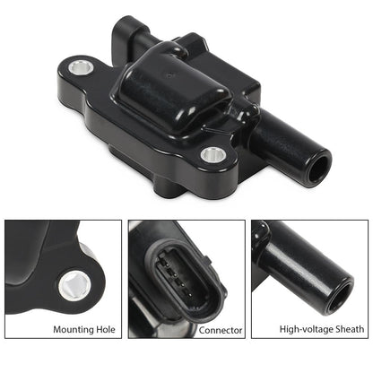 G-PLUS 8PCS Square Ignition Coil & Spark Plug &Wires Compatible with Chevy Silverado GMC Sierra 1500 2007-2013/Fit Chevy Tahoe GMC Yukon 2007-2015/Fit Cadillac Escalade 6.2L-V8 2007-2016