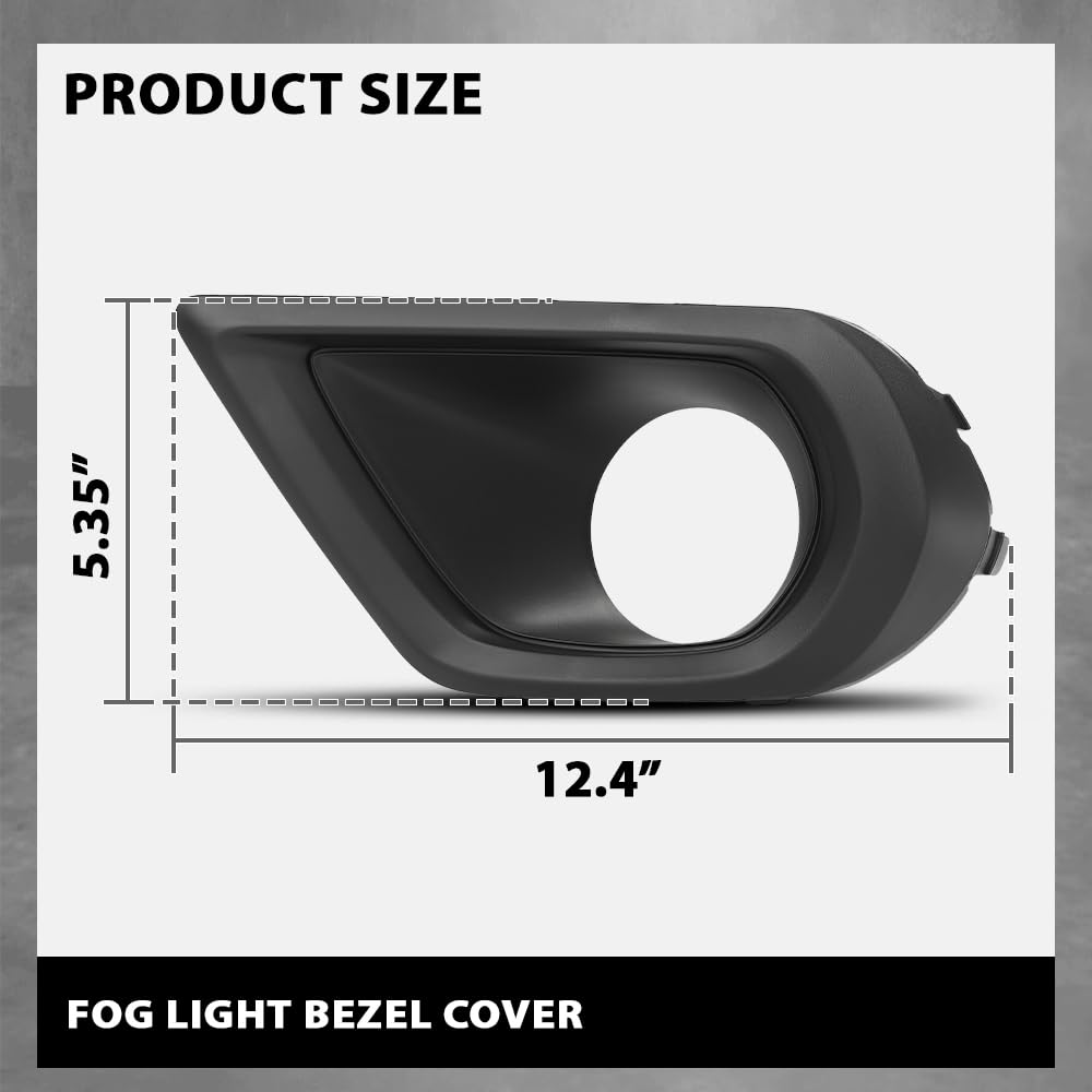 G-PLUS Fog Light Bezel Cover Set Compatible with Subaru Forester 2.5i Model 2014-2016,Not Fit XT Models,Not Fit Forester 2.0XT Model 57731SG030