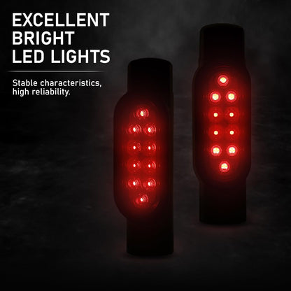 G-PLUS Boat Trailer Guide-on Post Pipe Guide Lights LED Compatible with Standard 2" PVC for Guide ons Post Sealed Submersible Turn Signal Brake Marker Reverse