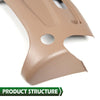 G-PLUS Dash Bezel + Dashboard Cover Set w/Clips Compatible with 1998-2002 Dodge Ram 1500 2500 3500 Beige