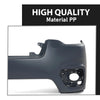 G-PLUS Front Upper Bumper Cover Fascia Compatible with Jeep Cherokee 2019-2023,Fit For Models Without Park Assist Only,Not Fit Trailhawk Models CH1014133