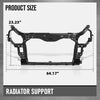 G-PLUS Radiator Support Assembly Compatible with Kia Optima 2014-2015 641014C500, KI1225165 Black