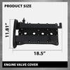 G-PLUS Engine Valve Cover w/Gasket & Cap Compatible with Chevy Aveo 2004 2005 L4 1.6L 96473698