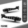 G-PLUS Headlight Bracket Set Left & Right Compatible with Toyota 4Runner (submodel: SR5 Premium, TRD Off-Road Premium) 2018 2019 2020 2021 2022 2023 5213335080, TO2509105 Black