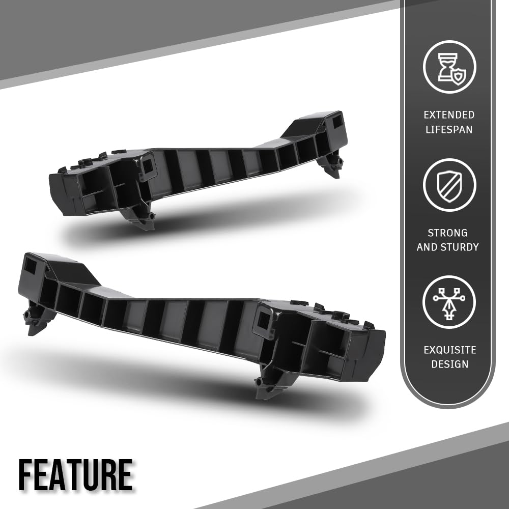 G-PLUS Headlight Bracket Set Left & Right Compatible with Toyota 4Runner (submodel: SR5 Premium, TRD Off-Road Premium) 2018 2019 2020 2021 2022 2023 5213335080, TO2509105 Black