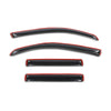 G-PLUS in-Channel Auto Vent Window Visor 4PCS Compatible with Honda Ridgeline 2017-2025 in-Channel Rain Guards Smoke