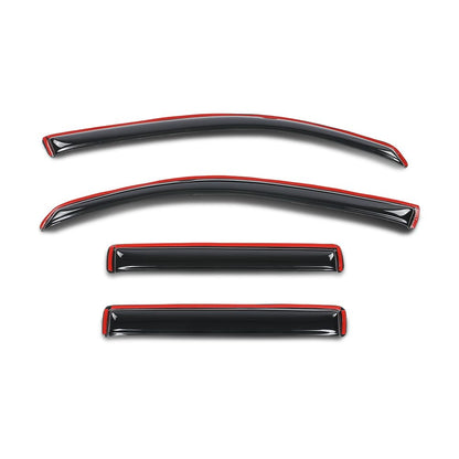 G-PLUS in-Channel Auto Vent Window Visor 4PCS Compatible with Honda Ridgeline 2017-2025 in-Channel Rain Guards Smoke