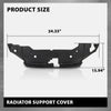 G-PLUS Front Radiator Support Cover Compatible with Ford Mustang 2013-2014 DR3Z8C291AA, FO1224113
