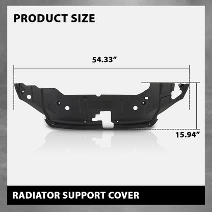 G-PLUS Front Radiator Support Cover Compatible with Ford Mustang 2013-2014 DR3Z8C291AA, FO1224113