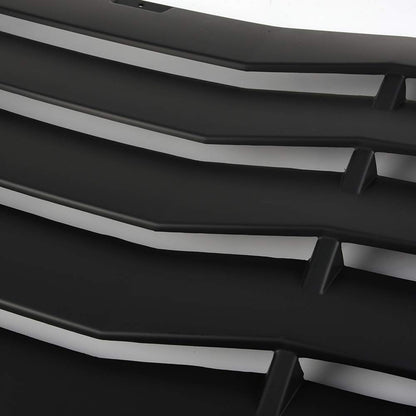 Rear Window Vent Louver Replacement for Dodge Charger 2011-2020 Windshield Sun Shade Cover Unpainted Black ABS 2012 2013 2014 2015 2016 2017 2018 2019