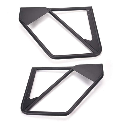 G-PLUS Steel Black Tubular Doors Compatible with Jeep Wrangler JK Unlimited 4 Doors 2007-2018 Front & Rear Tube Doors Without Mirror