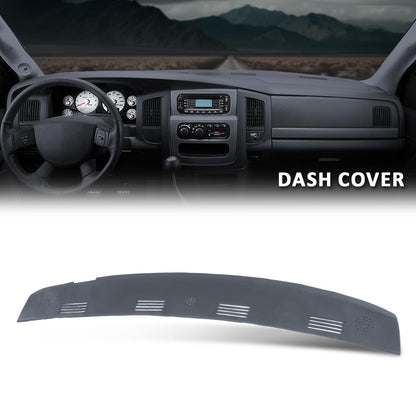 G-PLUS TPE Dash Defrost Vent Cover Cap Overlay Compatible with Dodge Ram 1500 2002-2005/ Fit Ram 2500 3500 2003-2005 Upper Dashboard Panel Blue