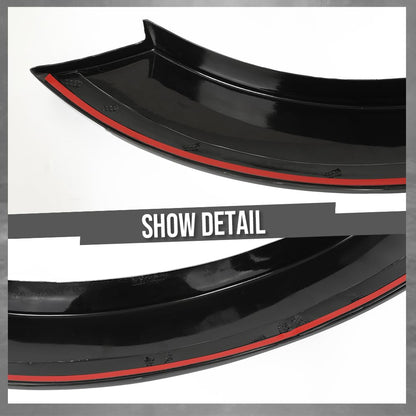 G-PLUS Factory Style Fender Flares 4pcs Compatible with Ford F250 F350 Super Duty 2011-2016 Black
