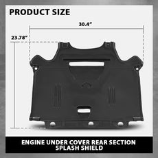 G-PLUS Engine Splash Shield for Audi A4 Q5 2009-2016 Rear Under Cover Product Details