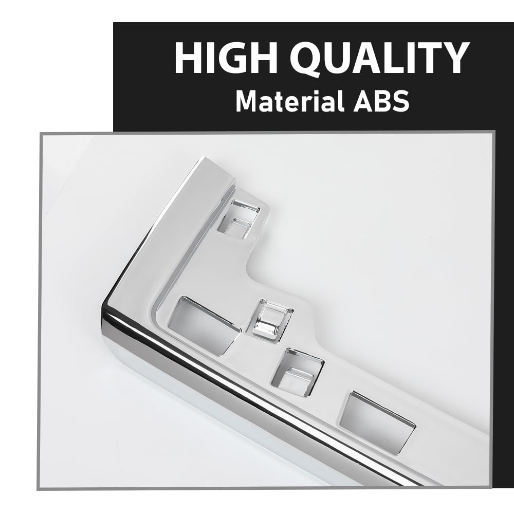 G-PLUS Rear Bumper Face Bar Chrome Trim Molding Step Pad Chrome Compatible with Jeep Grand Cherokee 2011-2021,Fit for Models With Type 1 Bumper Trim 6CG07SZ0AB CH1144100