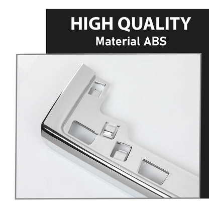G-PLUS Rear Bumper Face Bar Chrome Trim Molding Step Pad Chrome Compatible with Jeep Grand Cherokee 2011-2021,Fit for Models With Type 1 Bumper Trim 6CG07SZ0AB CH1144100