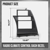 G-PLUS Climate Control Dash Bezel Compatible with Chevy Corvette C4 1994 1995 1996 Black