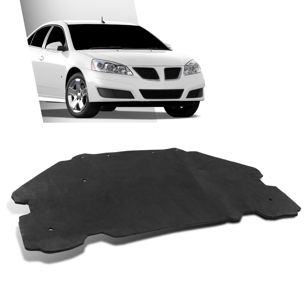 G-PLUS Hood Insulation Pad 1/2" with Clips Compatible with Pontiac G6 2005-2010