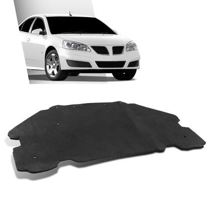 G-PLUS Black Hood Insulation Pad 1/2" with Clips Compatible with Pontiac G6 2005 2006 2007 2008 2009 2010
