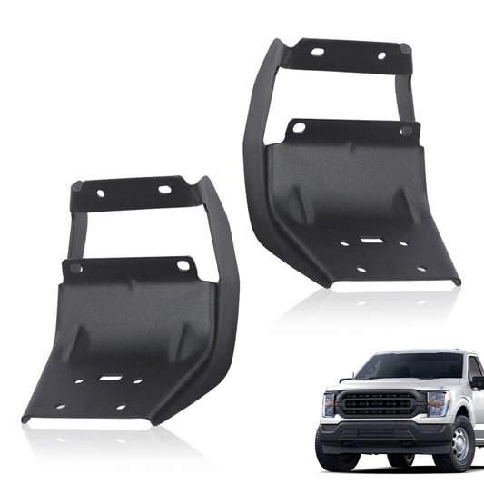 G-PLUS Running Board Mounting Brackets Compatible with Ford F150 2015-2022 Black
