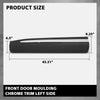 G-PLUS Front Left Lower Door Moulding Chrome Trim, Compatible with Ford Explorer 2020-2023, Driver Side