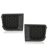 G-PLUS Bumper Cover Grille Compatible With 2015-2017 Jeep Renegade,Black Front Lower Bumper Grille Bezel Left and Right Side Pair