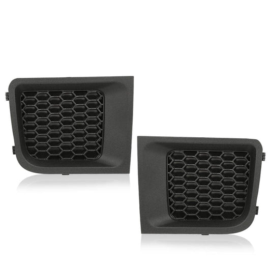 G-PLUS Bumper Cover Grille Compatible With 2015-2017 Jeep Renegade,Black Front Lower Bumper Grille Bezel Left and Right Side Pair