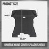G-PLUS Under Engine Cover Splash Rust Shield Compatible with BMW X3 sDrive 2011 2012 2013 2014 2015 2016 2017 51757213662, 51-75-7-213-662, 51757378820 Black