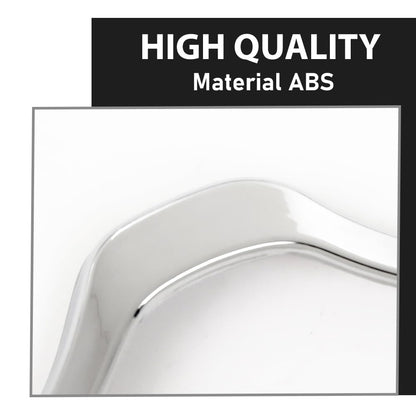 G-PLUS Chrome Cup Holder Trim Cover Frame Decorative Interior Accessories Compatible with Jeep Grand Cherokee 2011-2021