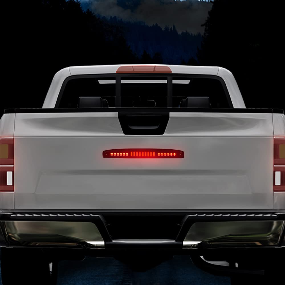 G-PLUS LED Tailgate High Mounted Brake Light Compatible with 2003-2006 Dodge Ram 2500 3500 Rear Center Tailgate Lamp I Brake Light Replacement 05086509AA