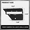 G-PLUS Front Bumper Fog Light Grill Covers Driver and Passenger Side Compatible with Benz ML250 ML350 ML400 ML550 4Matic Base 2012-2015 MB1039185 MB1038185 1668852922 1668852822