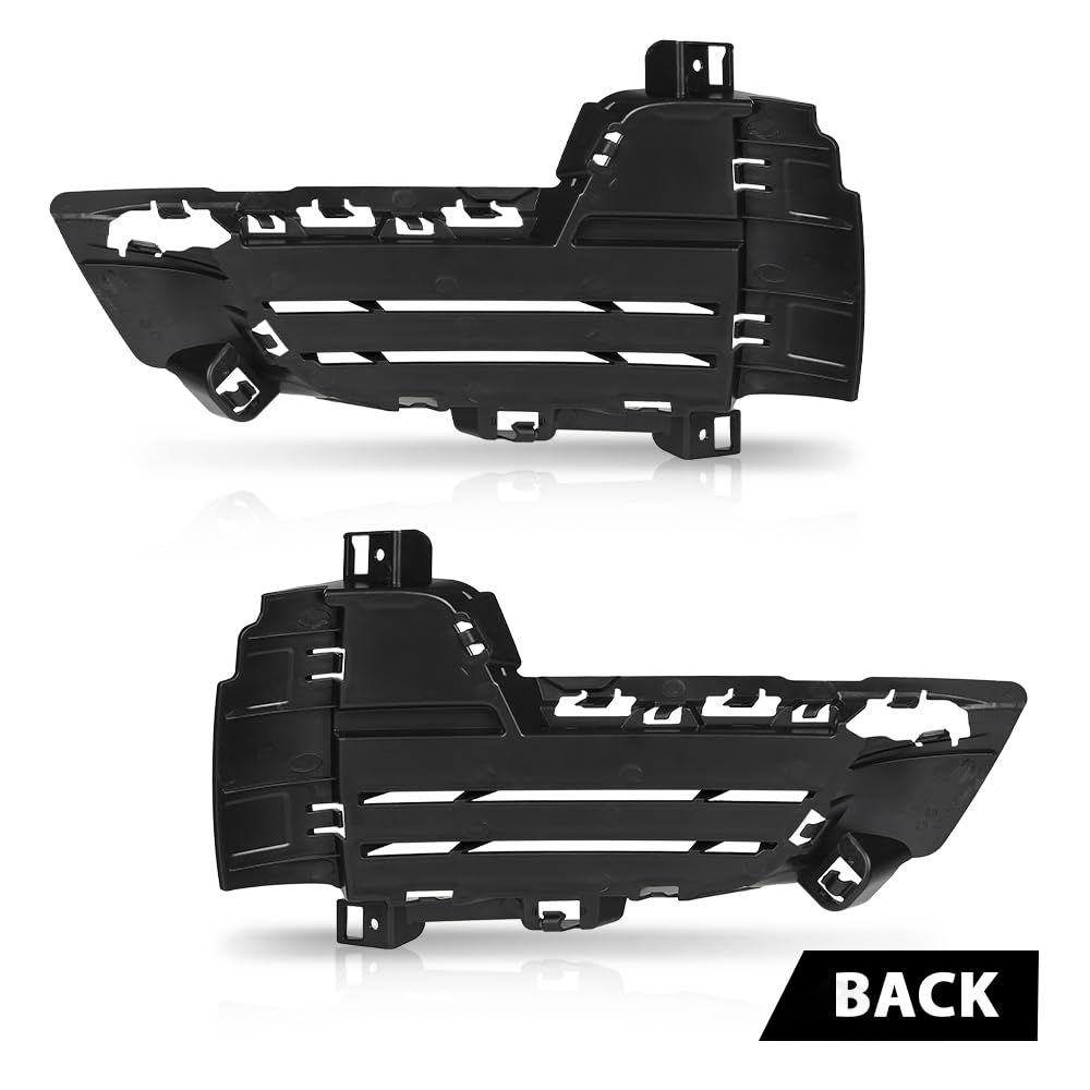 G-PLUS Pair Front Bumper Lower Grille Grill, Compatible with BMW X5 F15 2014-2018, Fit Models W/o M Sport Line, LH Driver & RH Passenger Side 2PCS, 51117307994, 51117307993