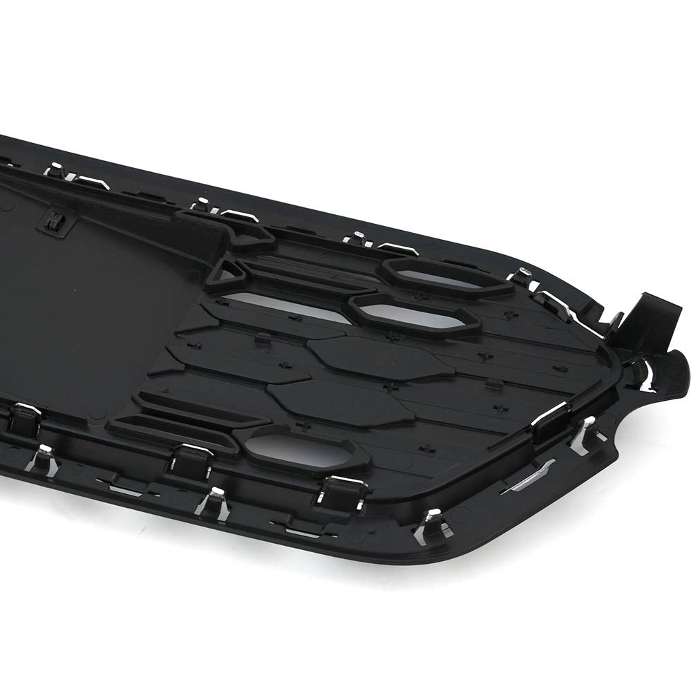 Front Bumper Center Lower Grille Compatible with Chevy Cruze 2016-2018 Honeycomb Mesh Chrome ABS Grill Assembly