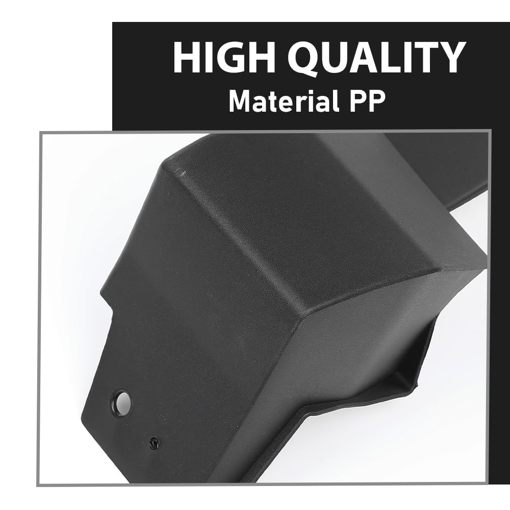 G-PLUS Front Driver and Passenger Side Fender Trims Molding Compatible with Toyota RAV4 2016-2019 TO1291106, TO1290106, 756010R030, 756020R030 Black