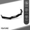 G-PLUS Front Bumper Lip Splitter Compatible with Chevy Corvette C8 All Model 2020-2024 Black