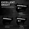 G-PLUS Front LED Fog Lights Left Right Side Pair Compatible with Hyundai Santa Fe Sport 2017-2018 922014Z510, 922024Z510