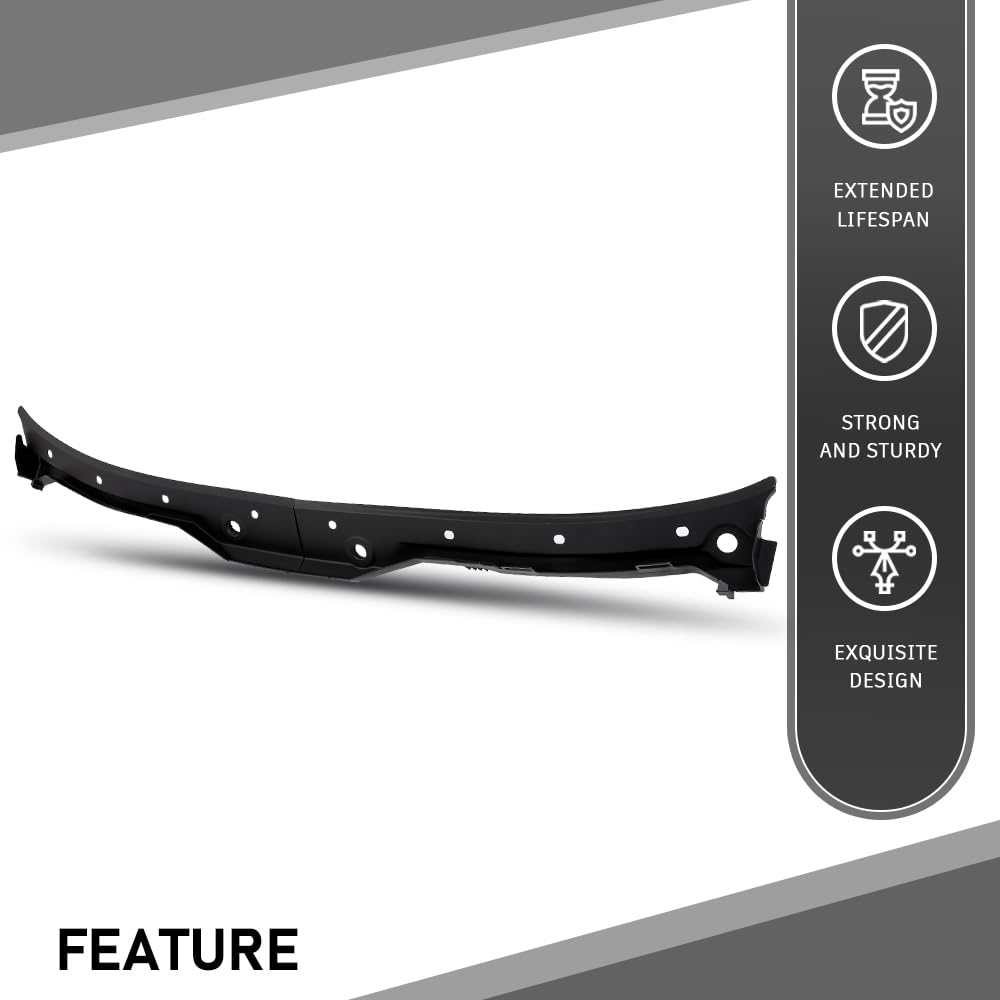 G-PLUS Windshield Cowl Panel Cover Compatible with BMW 5 Series E39 1995-2004 51718159292