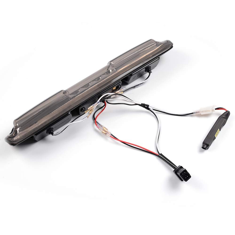 G-PLUS LED Third 3rd Brake Light Compatible with Chevy Silverado/GMC Sierra 1500 2500 3500 1999-2007 Rear Stop Tail Cargo Light(Chrome Housing Smoky Lens)