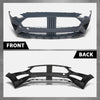 G-PLUS Front Bumper Cover Fascia Compatible with Ford Mustang 2018 2019, JR3Z17D957DAPTM, FO1000746, Primed Black