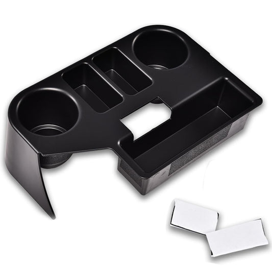 G-PLUS Center Console Cup Holder Compatible with Dodge Ram 1500 2500 3500 1994-1997 Cupholder Replacement Black ABS Plastic