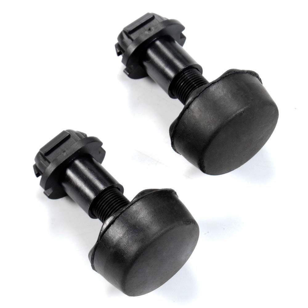 Replacement For Ford Escape C-Max Edge Focus Transit Connect/Lincoln MKC Radiator Hood Stop Cushion Black Rubber Bumper Set of 2 Pair CV6Z-16758-A