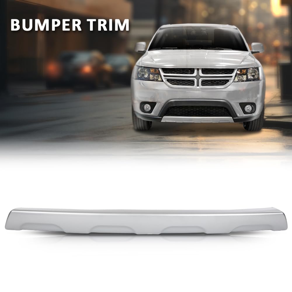G-PLUS Front Bumper Trim Compatible with Dodge Journey AVP Canada Value Package Crew Crossroad GT Limited R/T SE SXT 2011-2019 55001049AA, CH1044108
