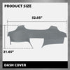 G-PLUS TPE Dashboard Cover Dash Panel Compatible with Toyota Camry 2007-2011 Gray