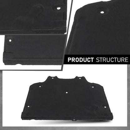 G-PLUS Engine Under Splash Shield Cover, Compatible with Audi S4 2018-2023/ Audi A4 2017-2023, 8W0863822B