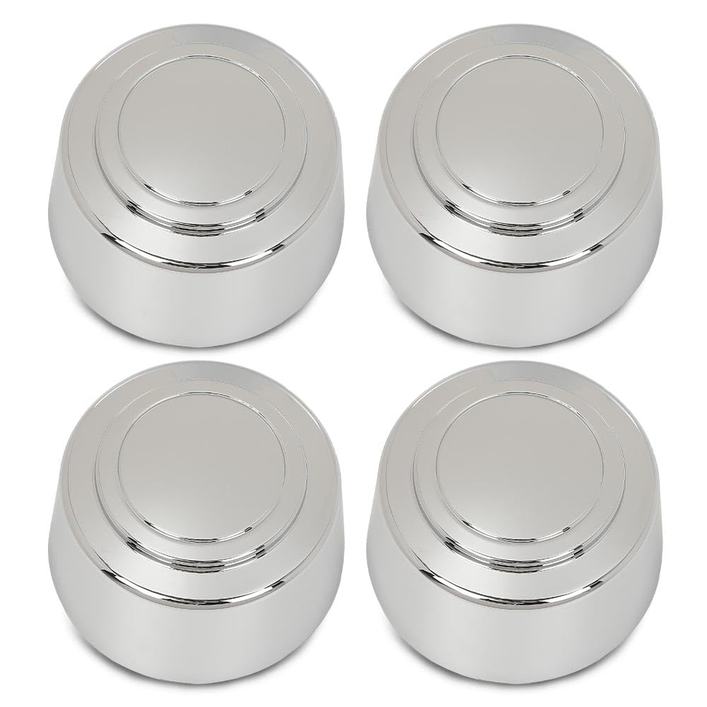 G-PLUS Wheel Center Hub Caps Nut Covers 8 Lug 16 inch Chrome Compatible with Ford F250 F350 Truck 1995-1997/ Fit Ford E150 E250 E350 E450 Van 1995-2008