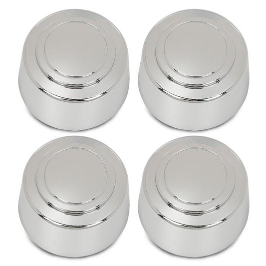 G-PLUS Wheel Center Hub Caps Nut Covers 8 Lug 16 inch Chrome Compatible with Ford F250 F350 Truck 1995-1997/ Fit Ford E150 E250 E350 E450 Van 1995-2008